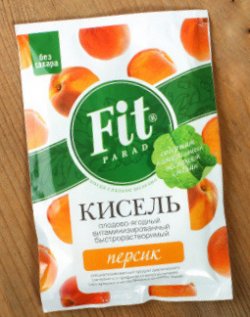 Кисель плодово-ягодный витаминизированный "Персик" б/р, 30гр.