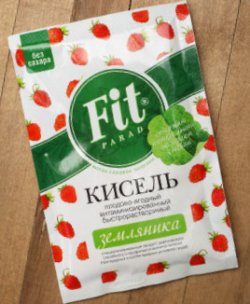 Кисель плодово-ягодный витаминизированный "Земляника" б/р, 30гр.